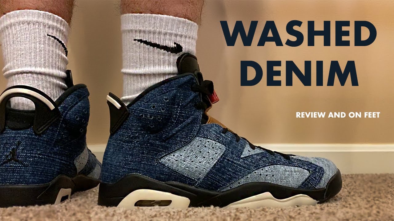 Jordan 6 Washed Denim Review and On Feet