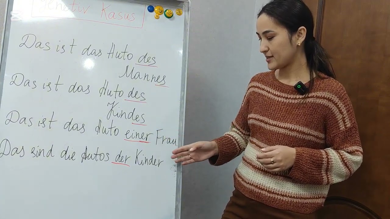 Genitiv🇩🇪Kasus🇩🇪 Einfaches Deutsch 🇩🇪Nemis tilida Genitiv kelishigi. To'liq malumot shu yerda.