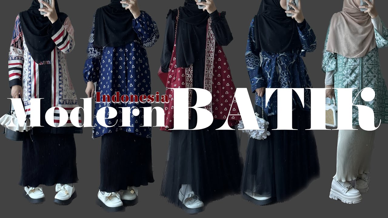 SHOPEE HAUL 5 BATIK MODERN KONDANGAN & KERJA 2023! MODIS BANGET!