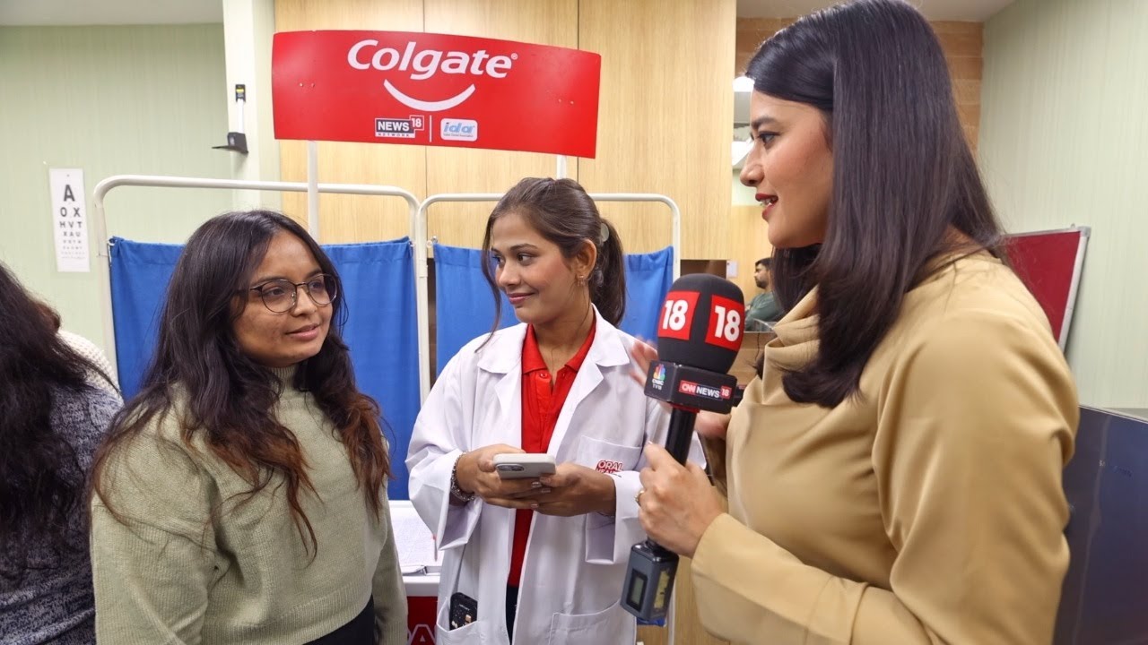Transforming Smiles at News18 Network Noida Office: Colgate’s AI-Powered Oral Health Camp!