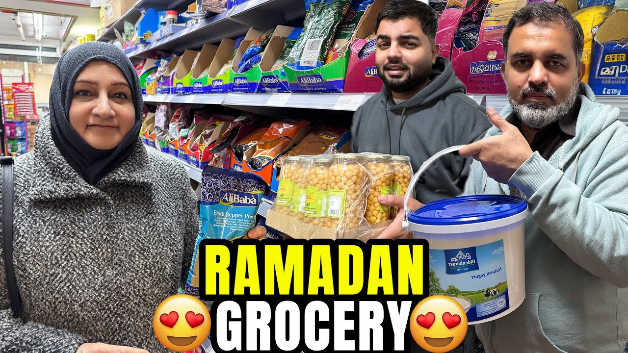 Ramzan Ke Liye Grocery Shopping Kar Li! 😍 Ramzan Life in Spain!🇪🇸