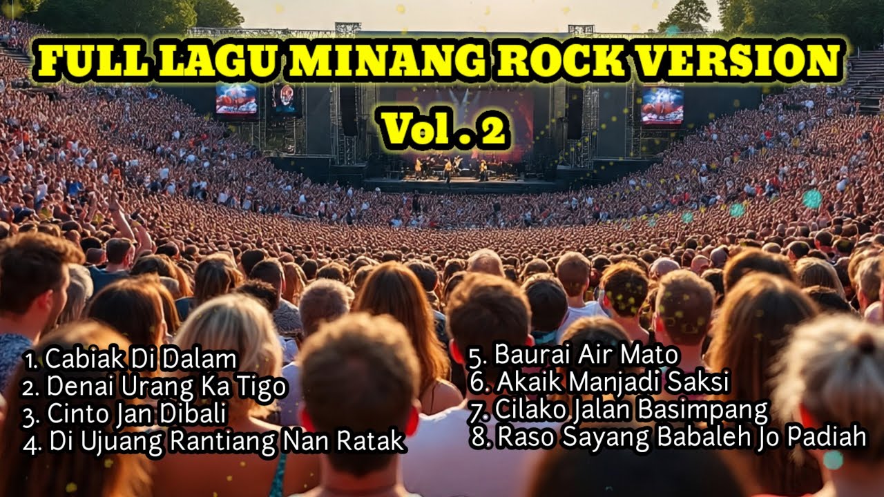KUMPULAN LAGU MINANG ROCK | COVER ROCK VERSION AI