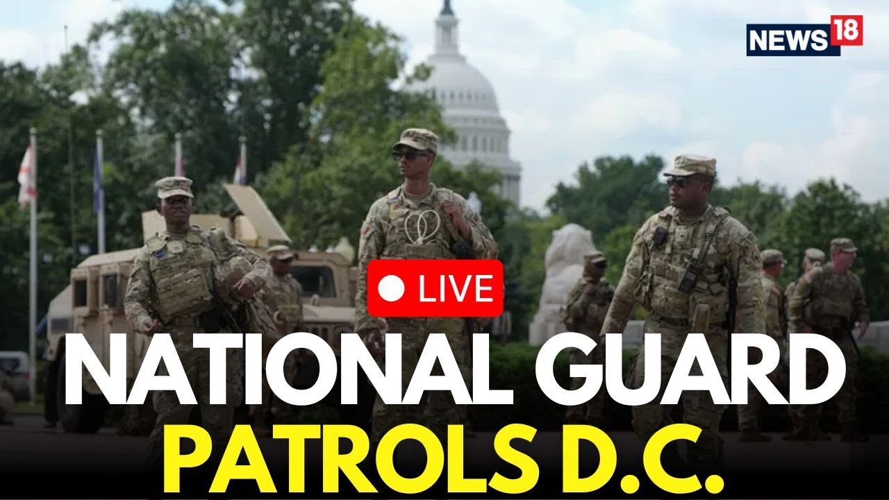 LIVE: National Guard Patrols Washington DC from Union Station Amid Security Alert | US News | N18G