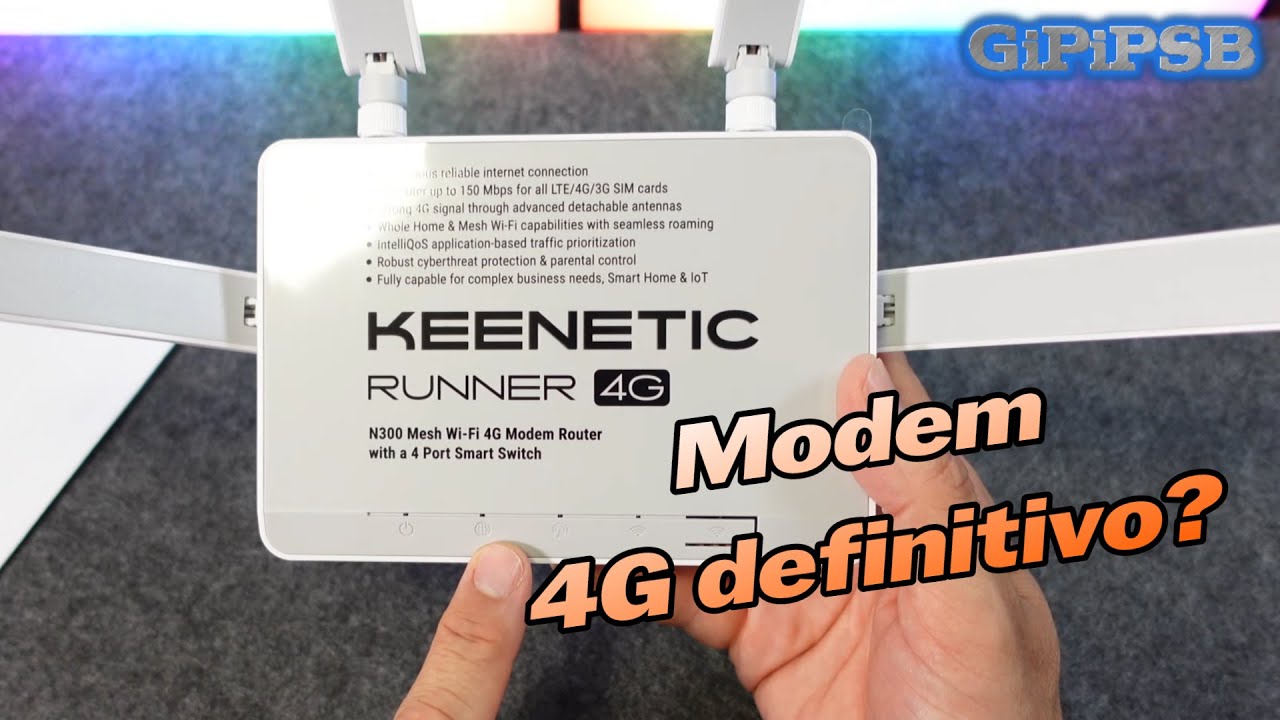 🏡 &ldquo;Connessione stabile in vacanza o nel tuo ufficio: Keenetic Runner 4G!&rdquo;