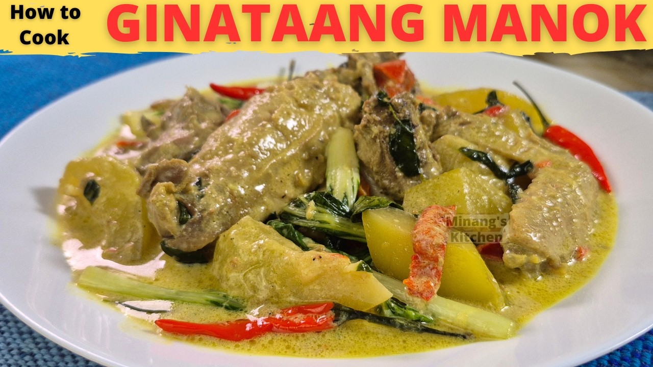 GINATAANG MANOK | How To Cook GINATAANG MANOK