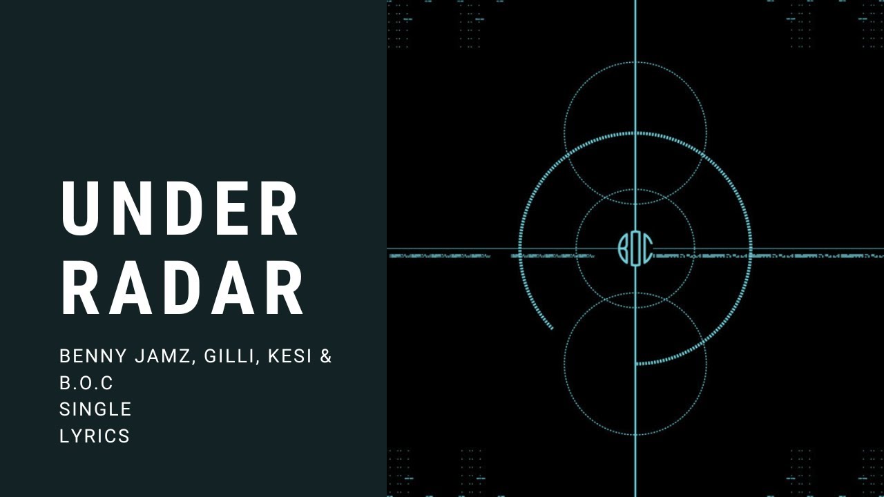 B.O.C - Under radar ft. Benny jamz, Gilli & Kesi -  (Official lyric video)