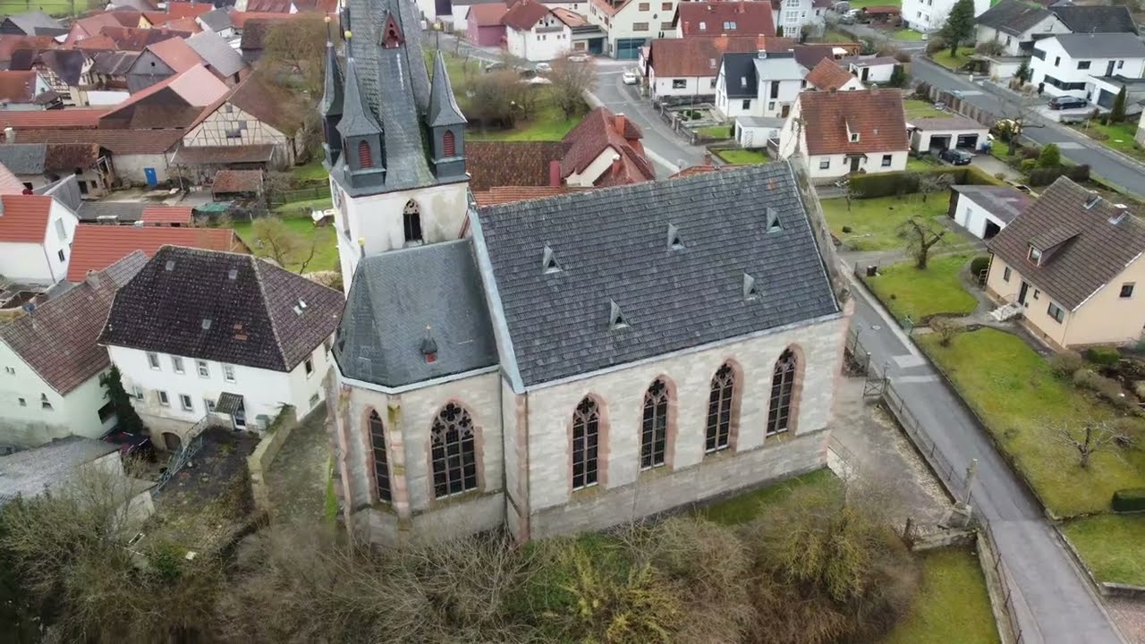 ⛅ Niederlauer ⛪ St. Katharina | Unterfranken | Bayern | DJI Source