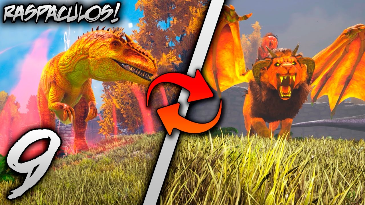 ¿COMO CONSEGUIR UNA MANTÍCORA? EVOLUCIONANDO UN GIGANOTO ALPHA! | RASPACULOS #9