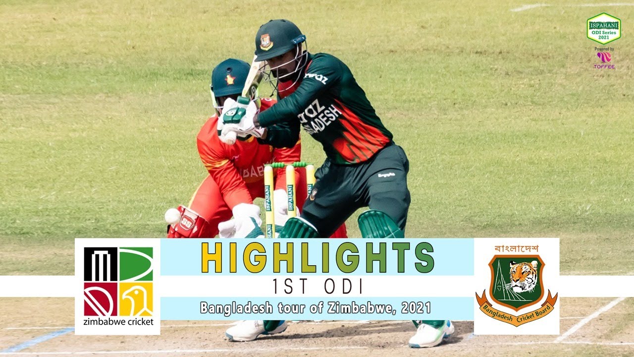 Zimbabwe vs Bangladesh Highlights || 1st ODI || Bangladesh tour of Zimbabwe 2021