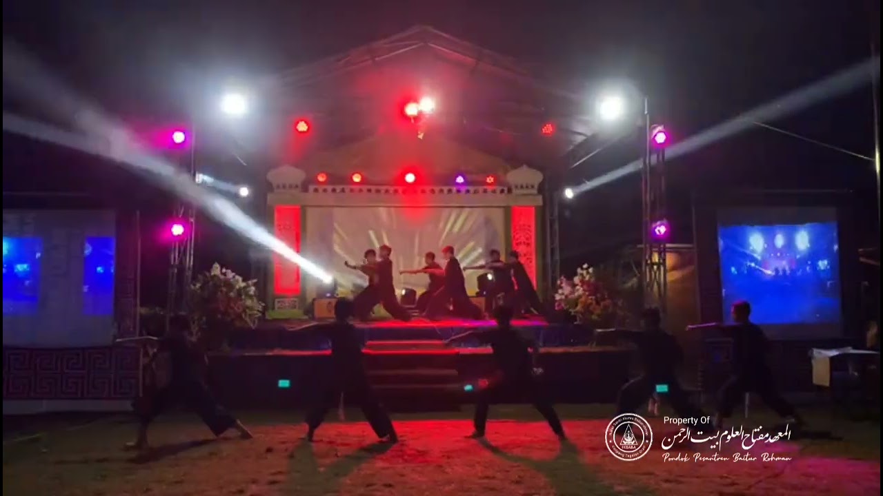 Atraksi bela diri !! milad pp BTR ke 28