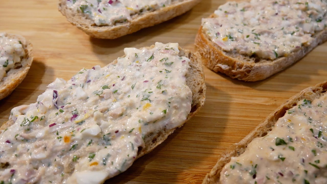 How to Make Delicious Tuna Sandwich Spread with Boiled Egg and Mayonnaise