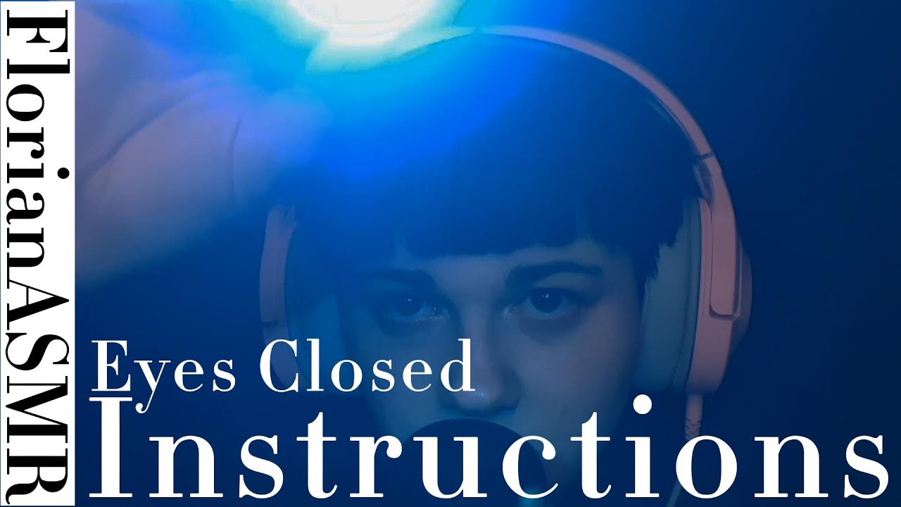ASMR Closed Eyes Instructions For Sleep and Relaxation