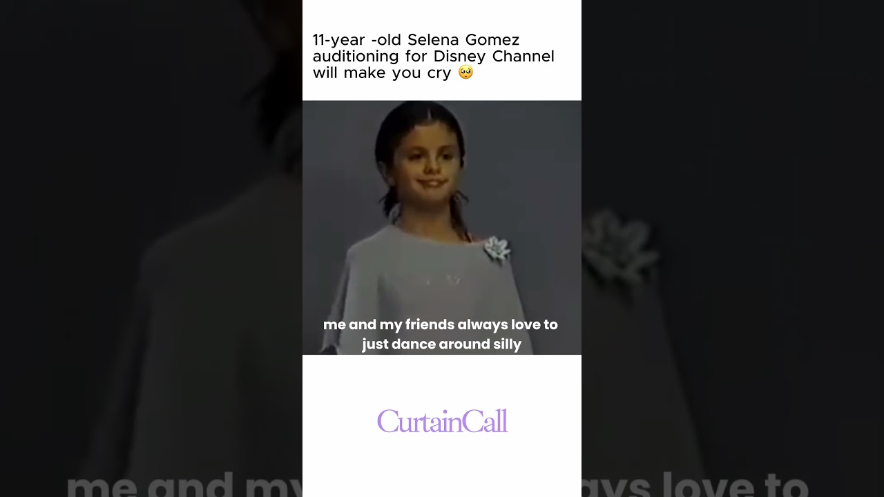 Selena Gomez&rsquo;s FIRST Disney Audition 🤩