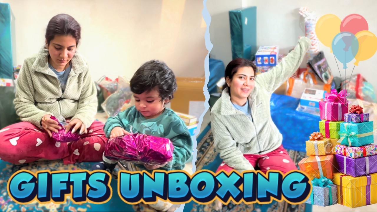 Ansh's 1st BIRTHDAY GIFT Unboxing 🎁 | Itne Saare Birthday Gifts😱! | Tanya and Veer