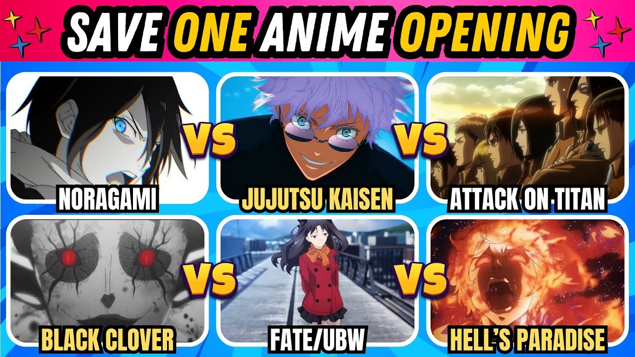 SAVE ONE ANIME OPENING 🔥 | 🌟150 LEGENDARY OPENINGS🌟  | Save One Drop Two #animeopeningquiz