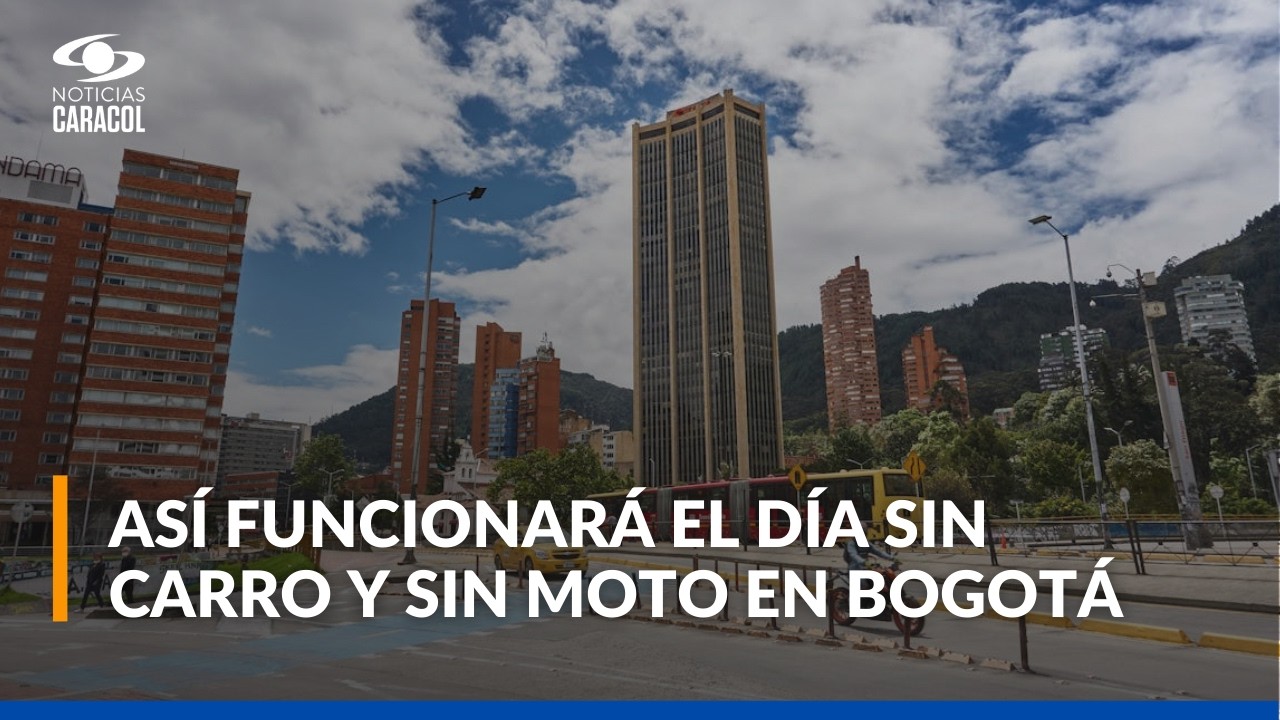 Los vehículos que pueden circular y los que no en el día sin carro y sin moto en Bogotá