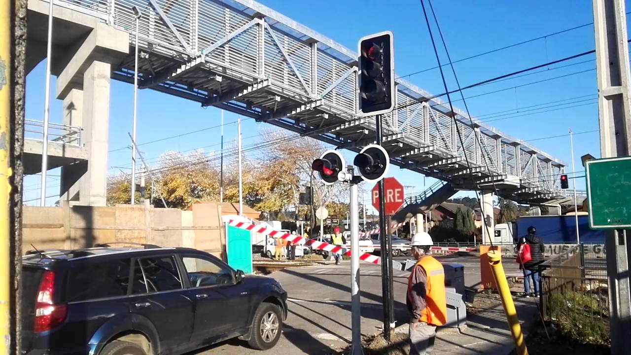 Paso a Nivel para Fesur Chile. Línea Concepción-Coronel. PaN: Los Claveles