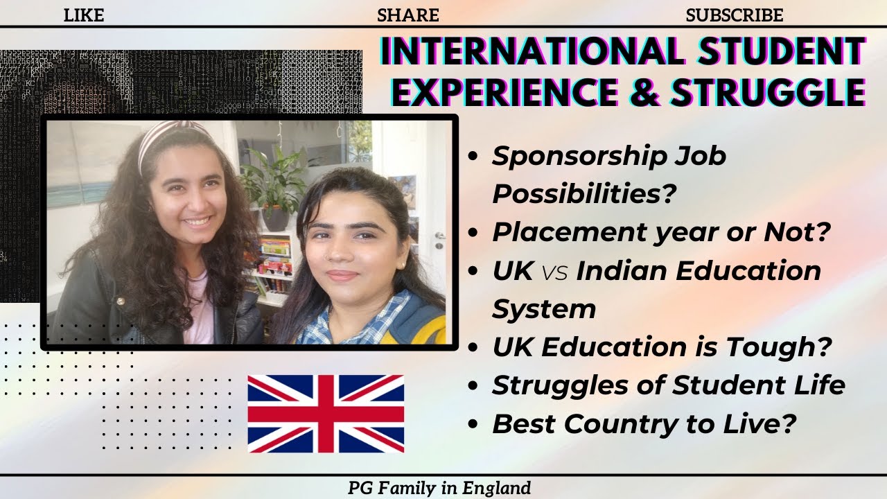 International Student Experience in UK | Sponsorship job | Struggles | Placement year