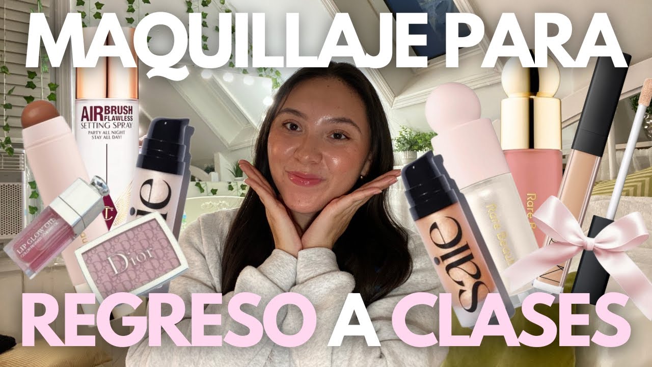 MAQUILLAJE QUE NECESITAS ANTES DE REGRESO DE CLASES ⭐️AESTHETIC🧴🍒 Critica de Productos de Belleza🤫💋