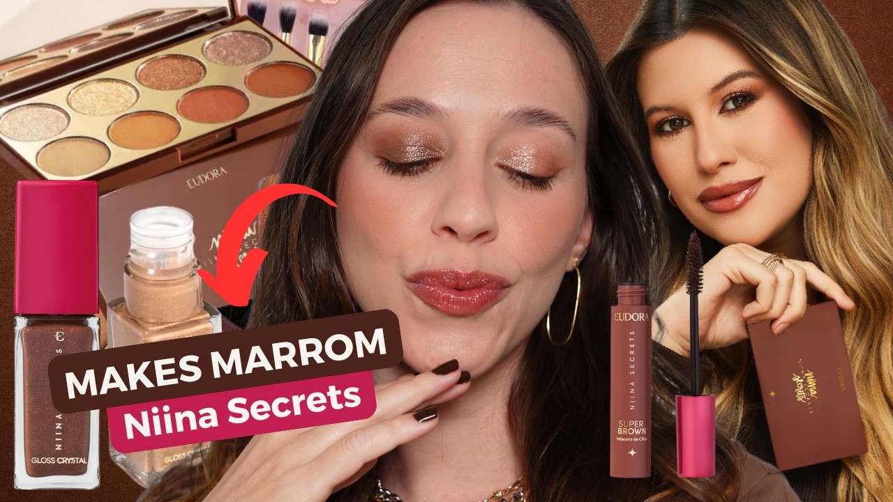 LANÇAMENTO! Linha Neutrals da Niina Secrets – Tons Marrons Perfeitos | Testei TUDO!
