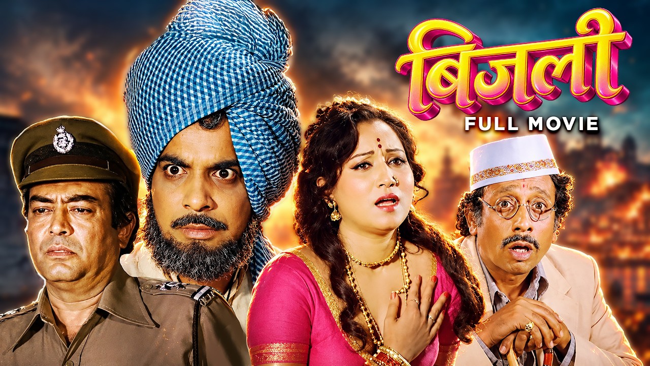 Bijli (बिजली) | Superhit Classic Marathi Movie 1986 | Jayshree Gadkar, Vikram Gokhale, Sanjeev Kumar