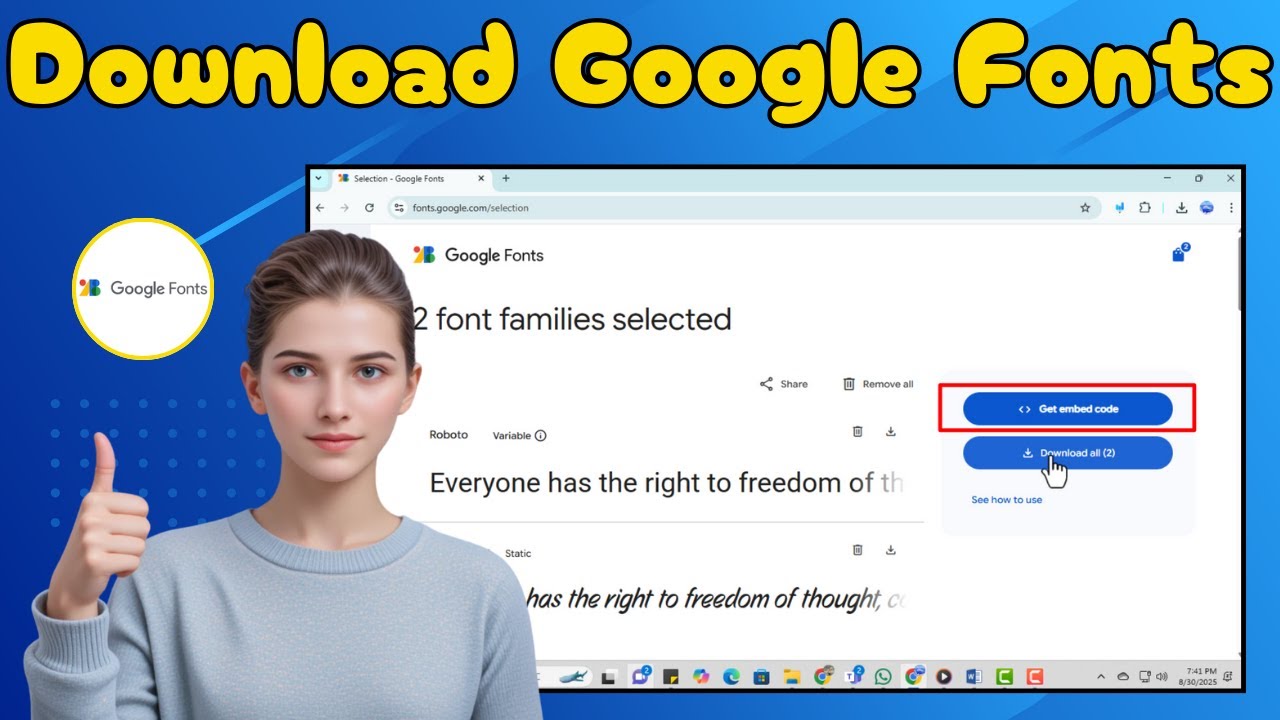 How To Download A Font From Google Fonts | Complete Guide (2025)