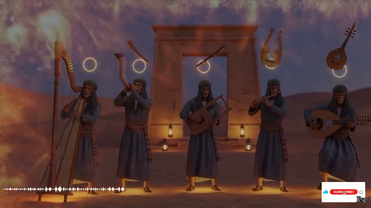 Flujo Divino En Sión Con Shofar Cánticos Del Rey David E Instrumentos Santos En Alabanza A Adonai