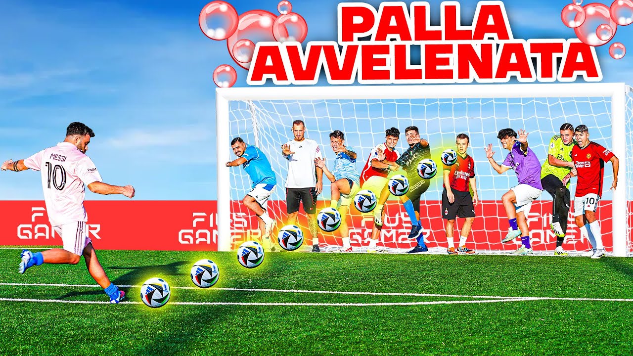 ⚽☢ PALLA AVVELENATA FOOTBALL CHALLENGE!
