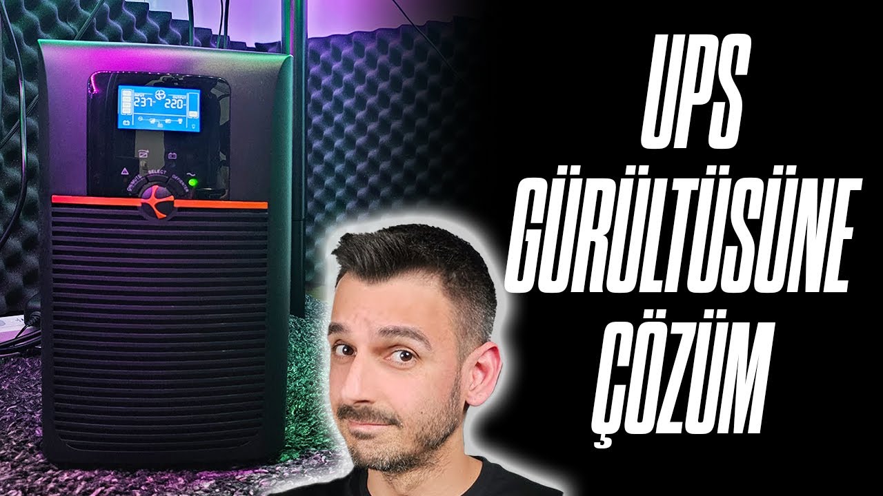 Gürültülü Çalışan Tunçmatik UPS'imi Sessizleştirdim