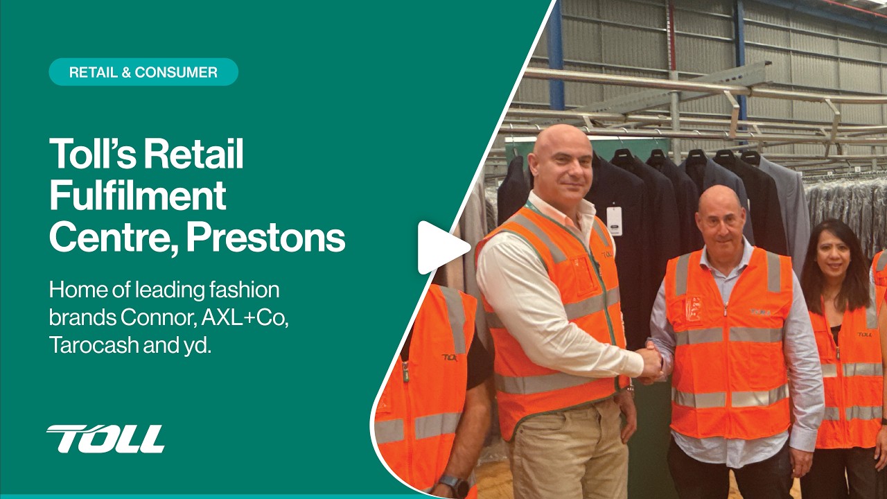Toll&rsquo;s Retail Fulfilment Centre, Prestons &ndash; home of leading fashion brands connor, axl+co, tarocash.
