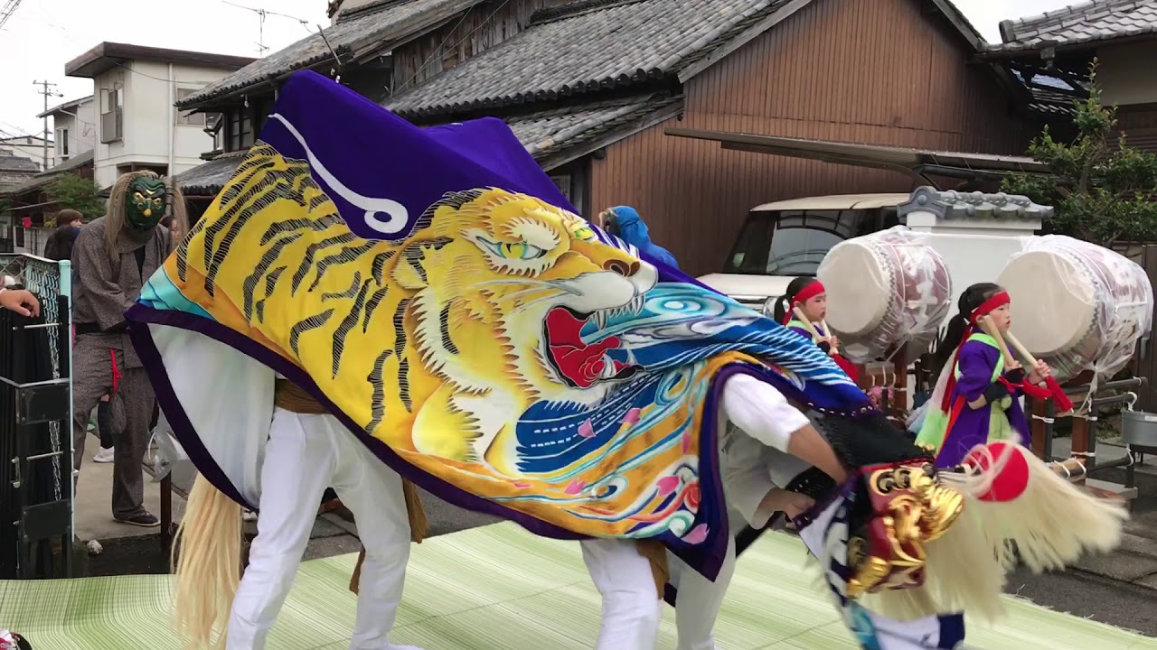 白鬚神社の獅子舞