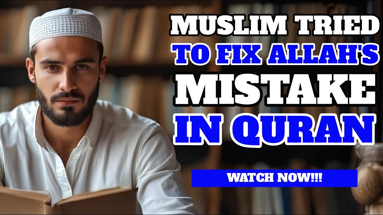 Muslim tried to fix Allah’s mistake in the Quran but it backfired in debate with GodLogic