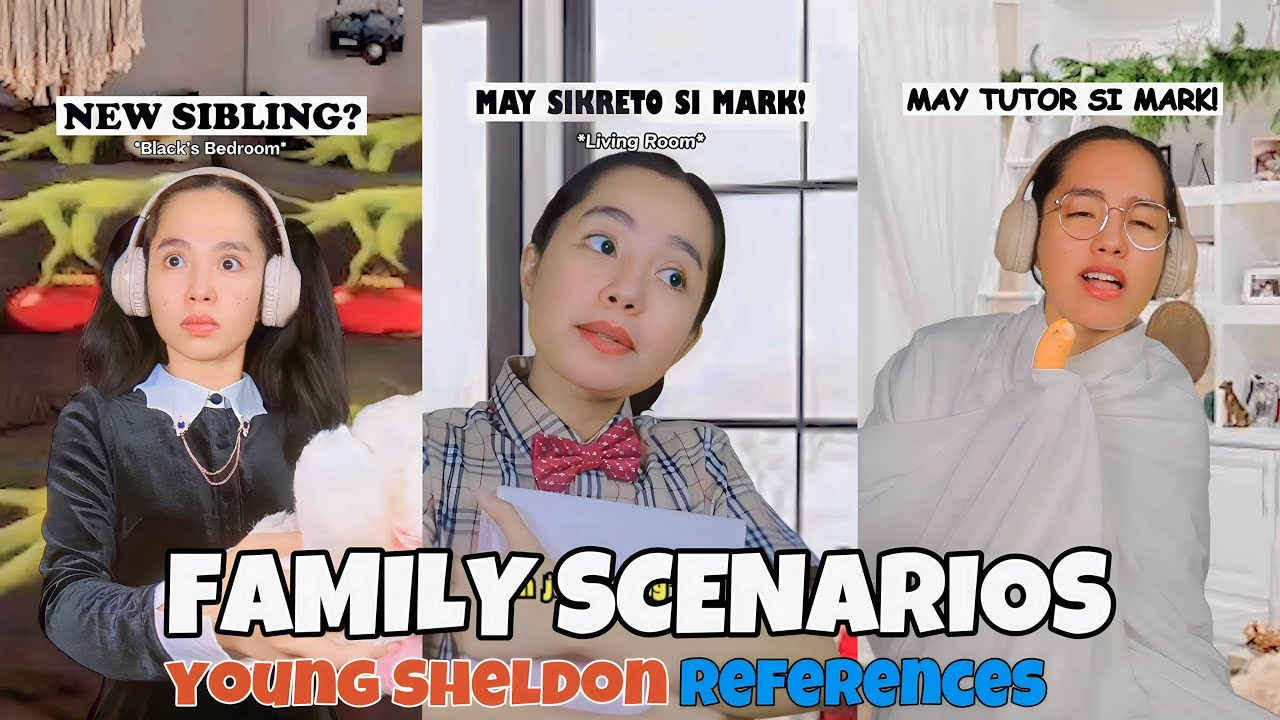 Young Sheldon Reference || VILLAFUERTE FAMILY || Devi Descartin
