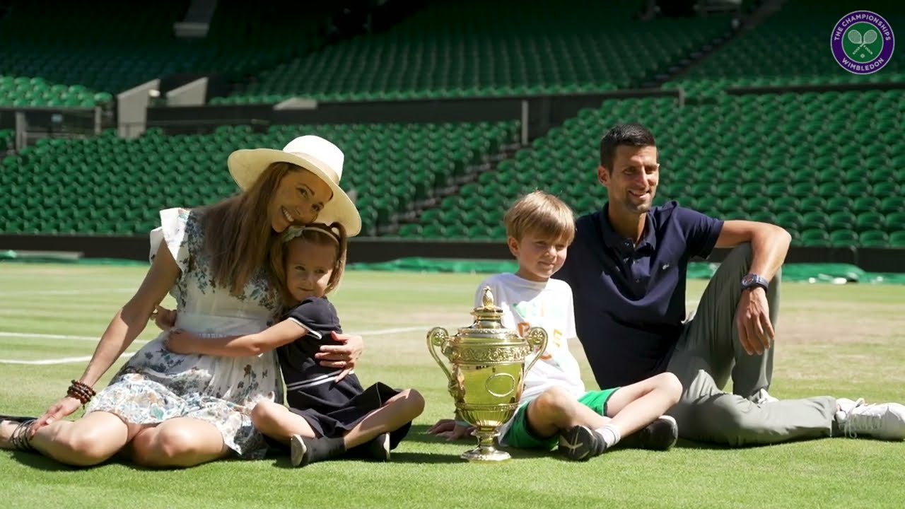A Djokovic Family Trip to Centre Court
