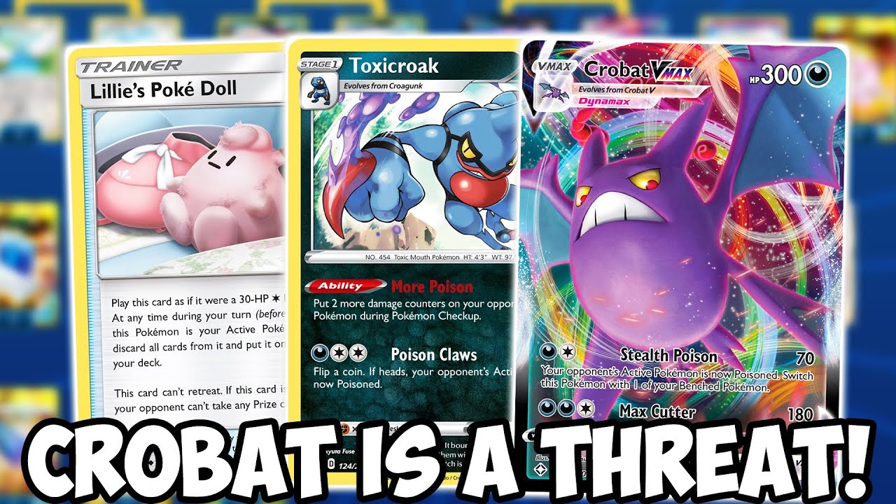 Crobat VMAX Is Going To Be A Threat! Best Hit & Run Deck For 2021 Shining Fates PTCGO