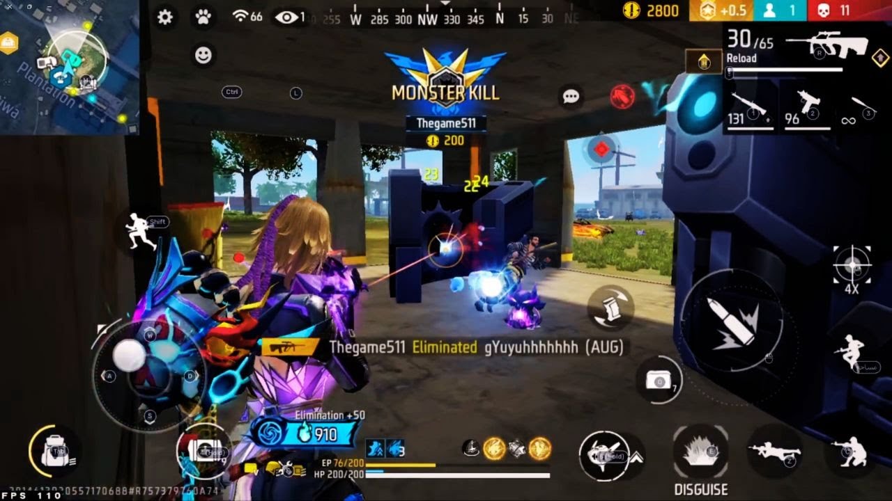 Sniper Only Solo Vs Squad Full Gameplay | Garena Free Fire