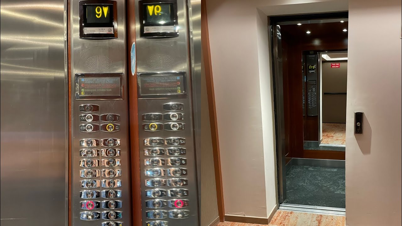 Otis Traction Elevator @ Hotel Princesa Plaza - Madrid, Spain