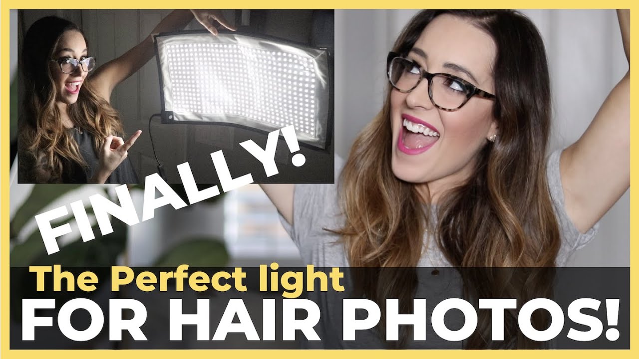 📷TAKE HAIR PHOTOS WHEN THE SALON HAS BAD LIGHTING! Neewer Rollable Flex LED LIGHT REVIEW!