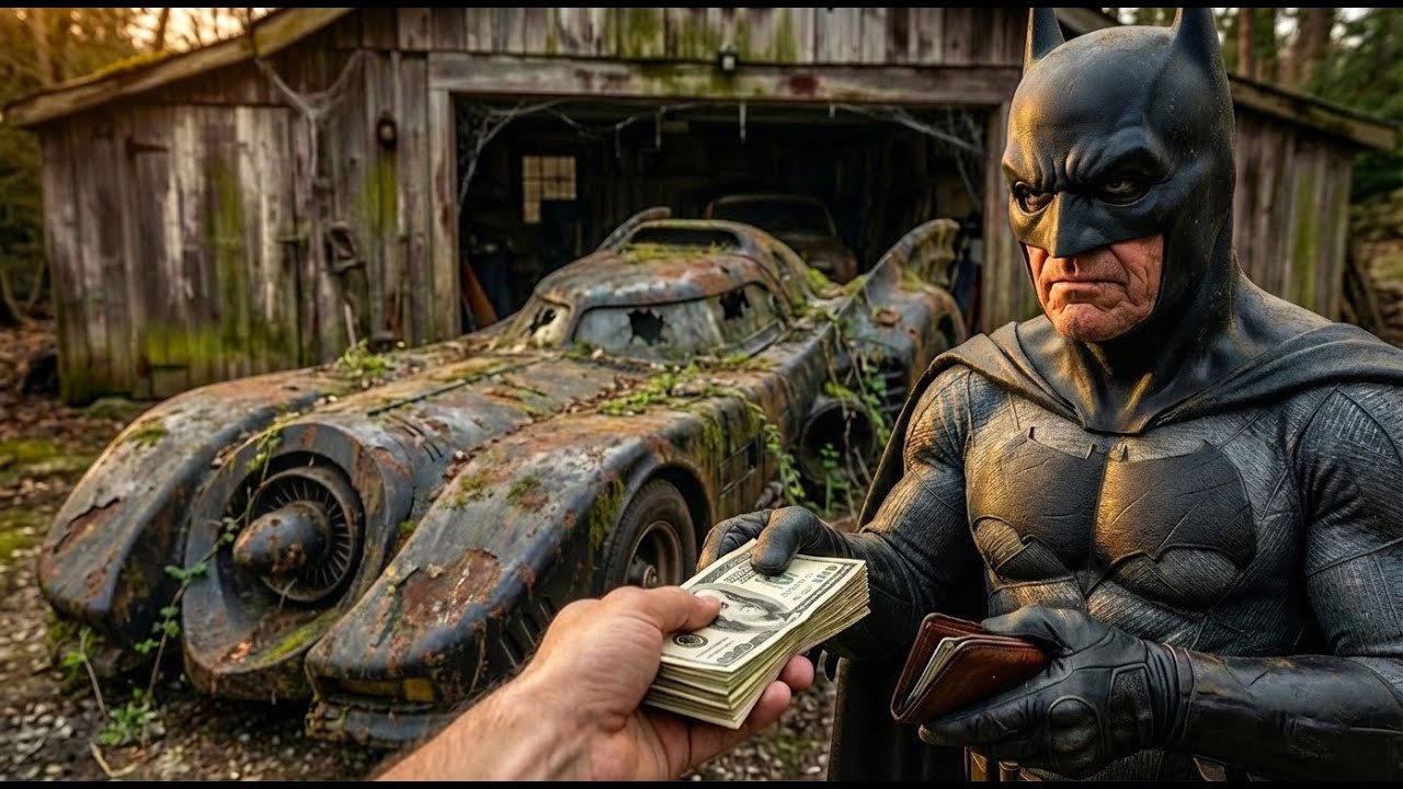 ASMR Restoration of a Jet Black 1989 Batmobile | From Abandoned to Showroom Shine
