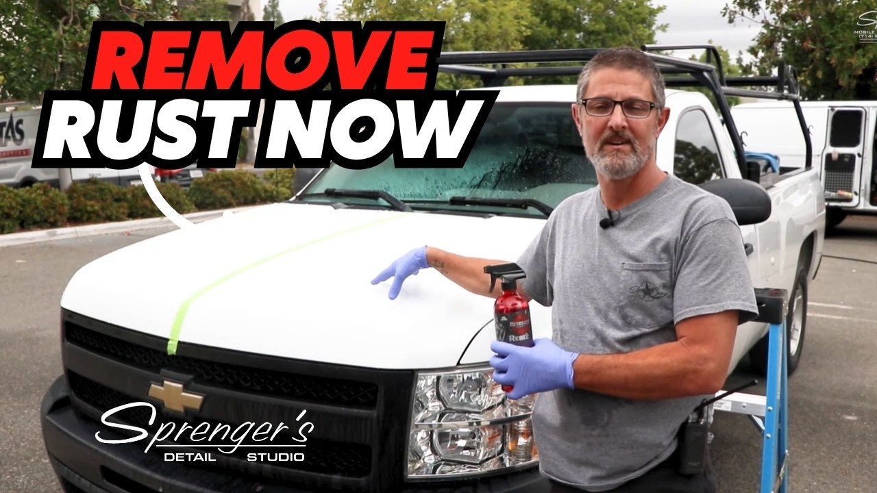 Remove rust fallout and overspray from your cars paint