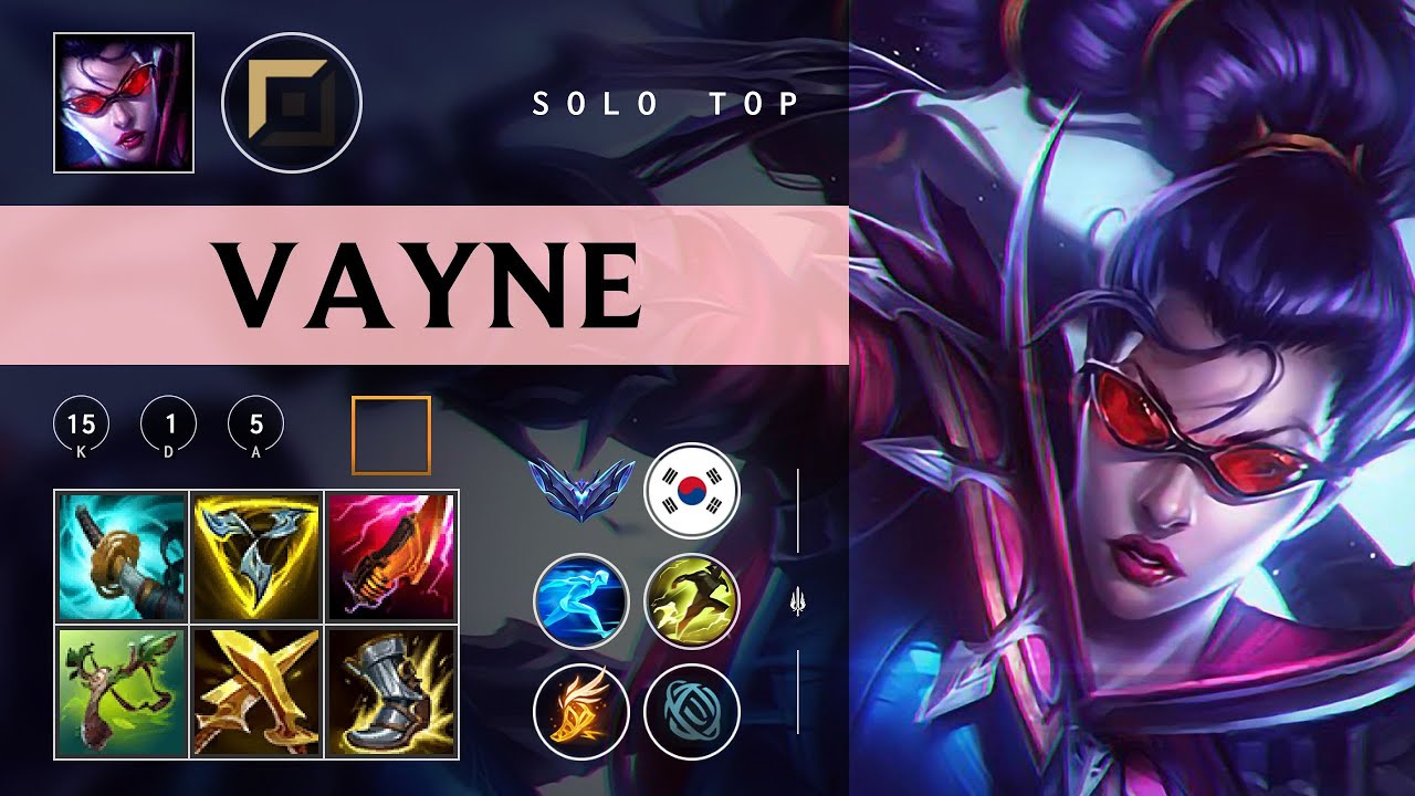 Vayne Top vs Fiora - KR Diamond Patch 26.02