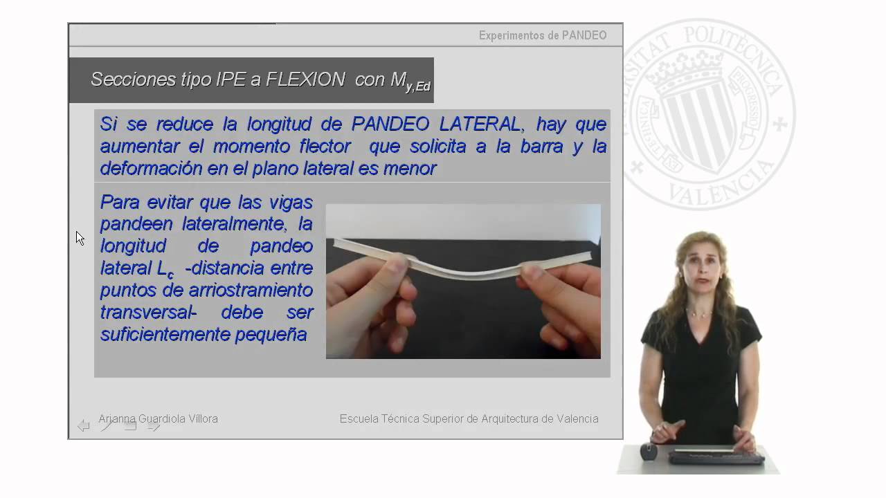 Experimentando el pandeo lateral | 18/30 | UPV