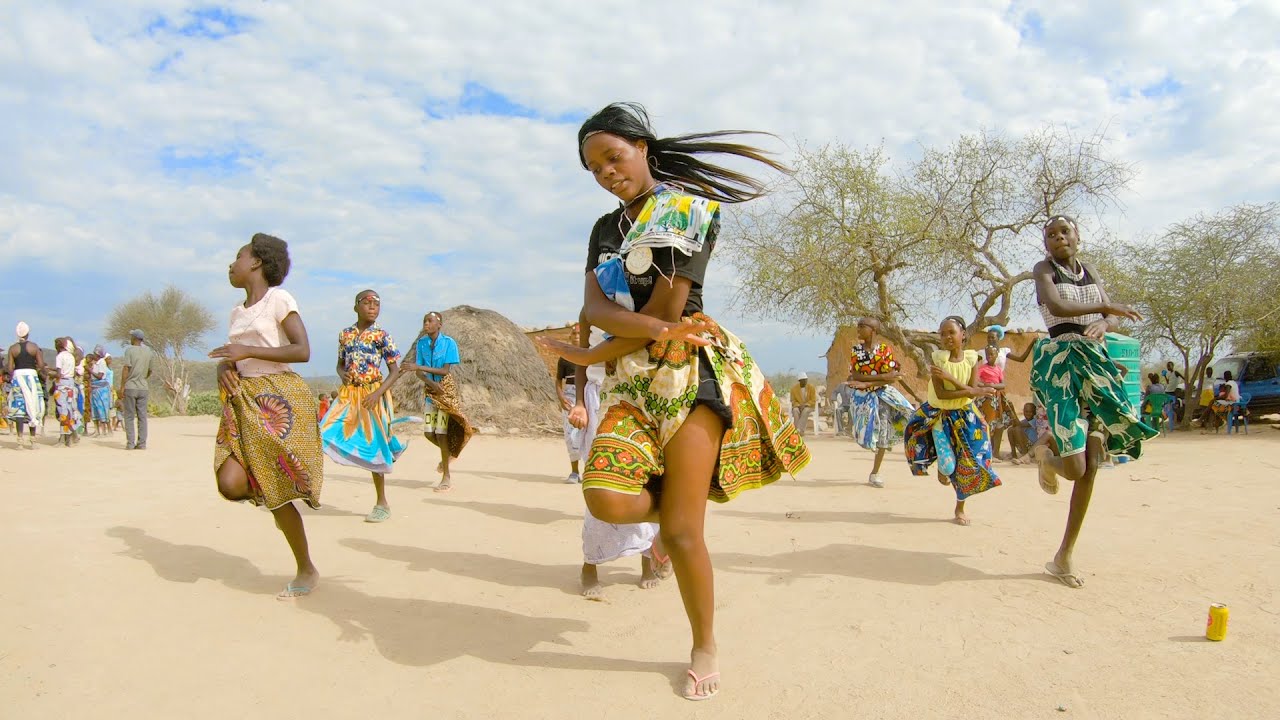 Talamajamba Angola- Natural & Cultural diversity: Community & Wildlife dance local Omboio song