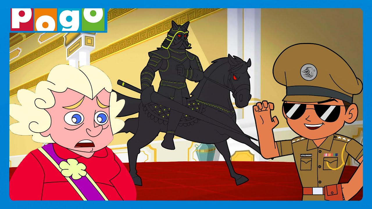 Little Singham: Ghost Gadbad😍| London ki Queen hai missing! | Movies for Kids😍​ | @Pogo