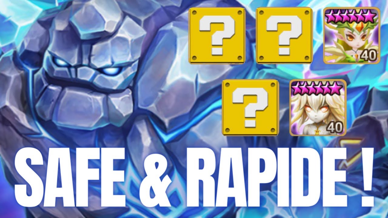 GÉANT ABYSSAL HARD : Speed Team Safe et F2P ~45 sec ! Guide complet [Summoners War]