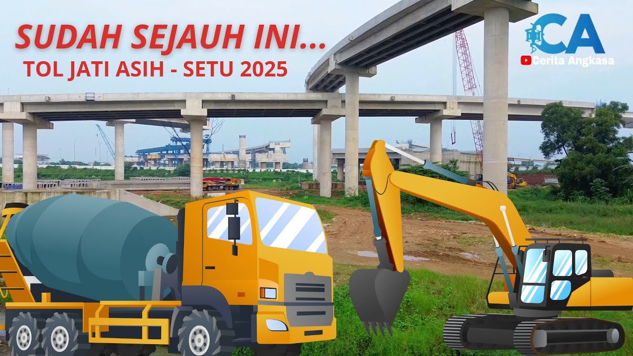 UPDATE TOL JAPEK 2 JATI ASIH – SETU 2025: SUDAH SAMPAI MANA? Drone DJI Mini 3