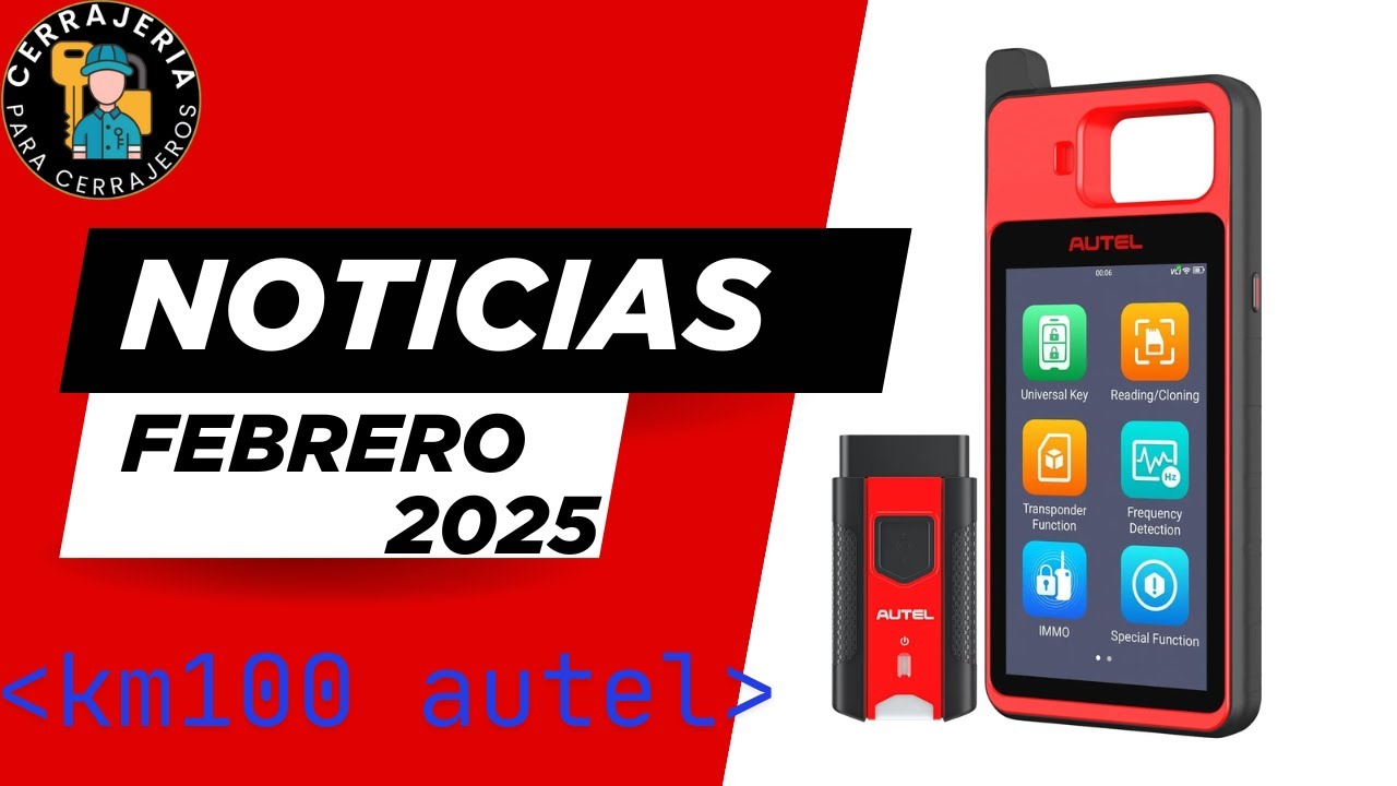 Noticias Febrero 2025 autel km100 VIP?  chip AT100?