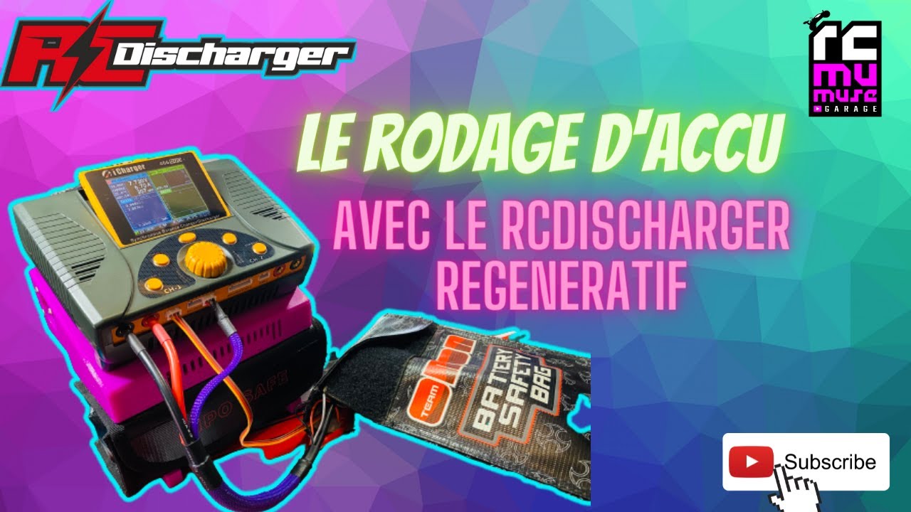 La Procédures de rodages d'accu Lipo avec RC DISCHARGER