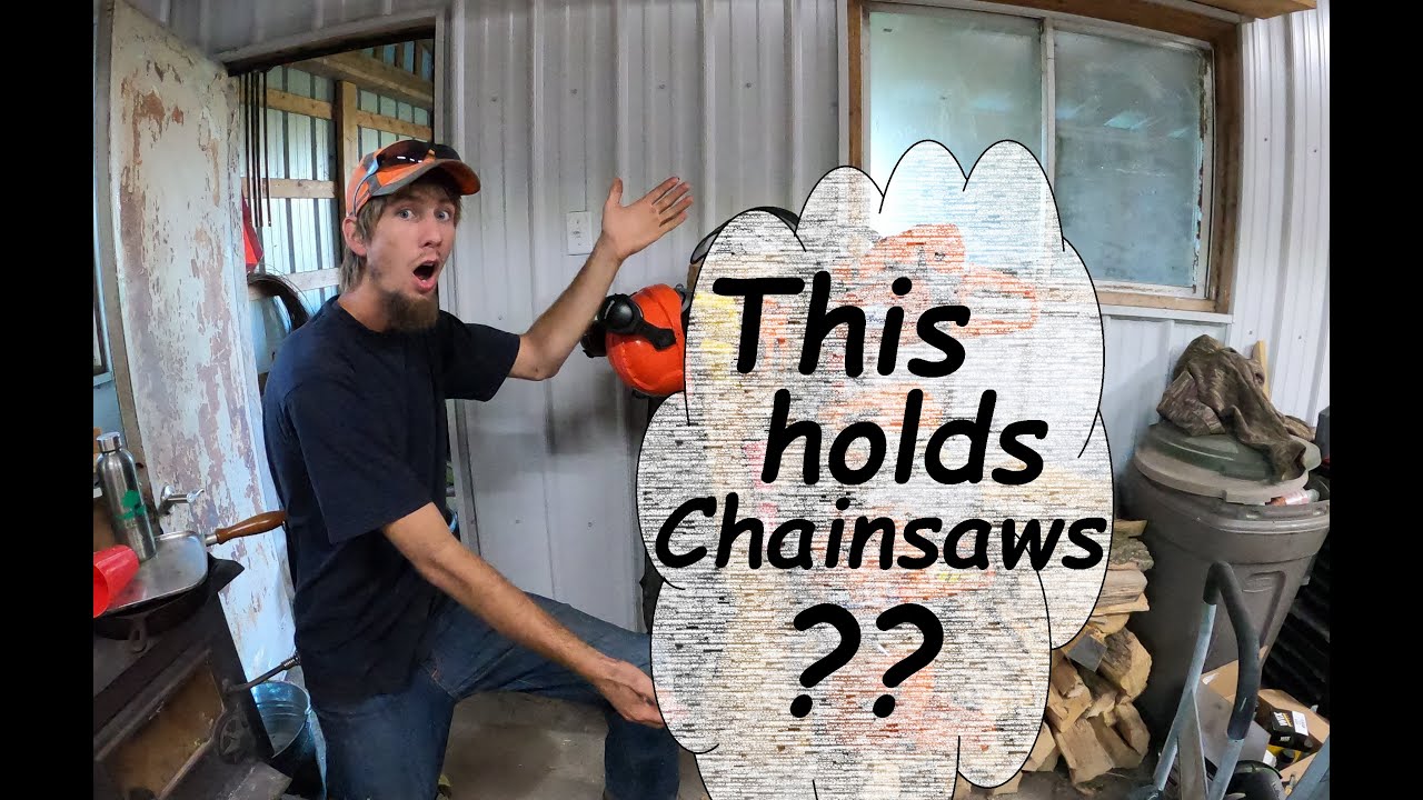Building A Simple Chainsaw Rack