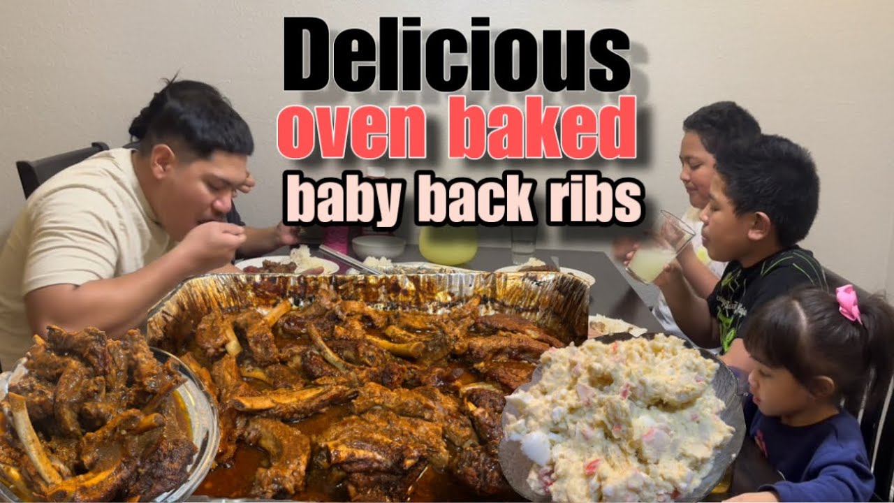 BBQ BABY BACK PORK RIBS | CHICKEN WINGS SOUP FOR THE COLD WEATHER 🥶